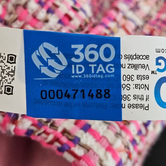 Alice and Olivia Women's Pink Tweed Conry Pleated Shorts | 12 - Picture 13 of 15